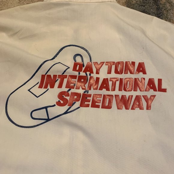 Vintage 1980s Winston Cup Series NASCAR Light Zip Up Jacket - Picture 4 of 15